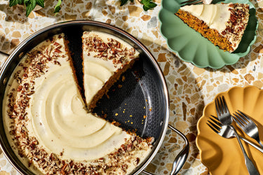 Skillet Carrot Cake with Brown Butter Frosting