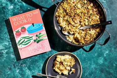 Cauliflower Gnocchi Cheese and a Green Crumb