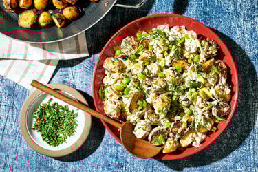 Grilled Sour Cream & Onion Potato Salad