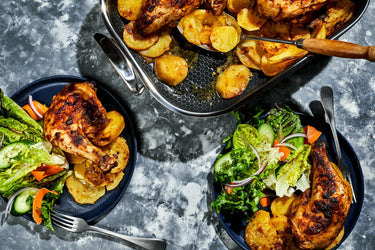 Piri-Piri Spiced Roast Chicken with Potatoes