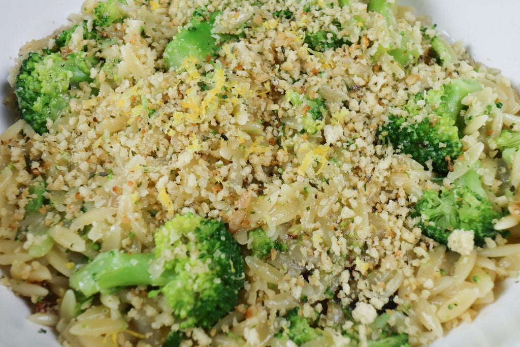 OnePot Parmesan Orzo with Broccoli Recipe HexClad Cookware AU
