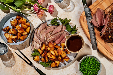 Rosemary-Dijon Leg of Lamb Roast