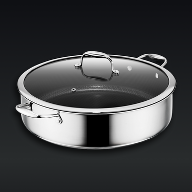 9.5 Litre Hybrid Deep Sauté Pan with Lid