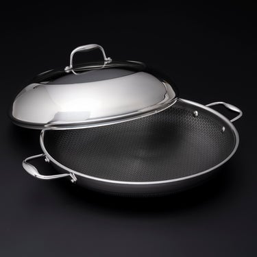 35 cm HexClad Hybrid Pan with Lid