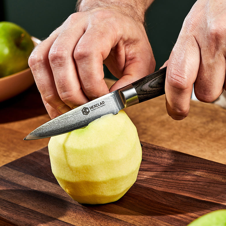 Damascus Steel 9 cm Paring Knife (Espresso)