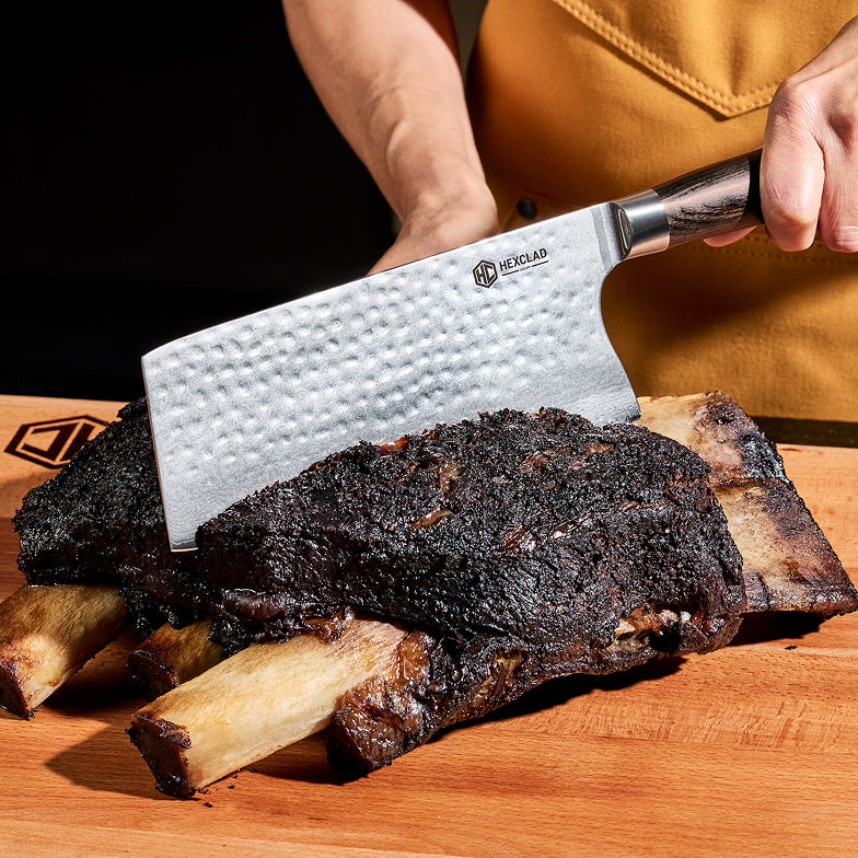 Damascus Steel 18 cm Cleaver (Espresso)