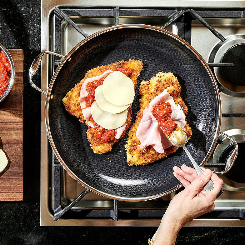 35 cm HexClad Hybrid Pan with Lid