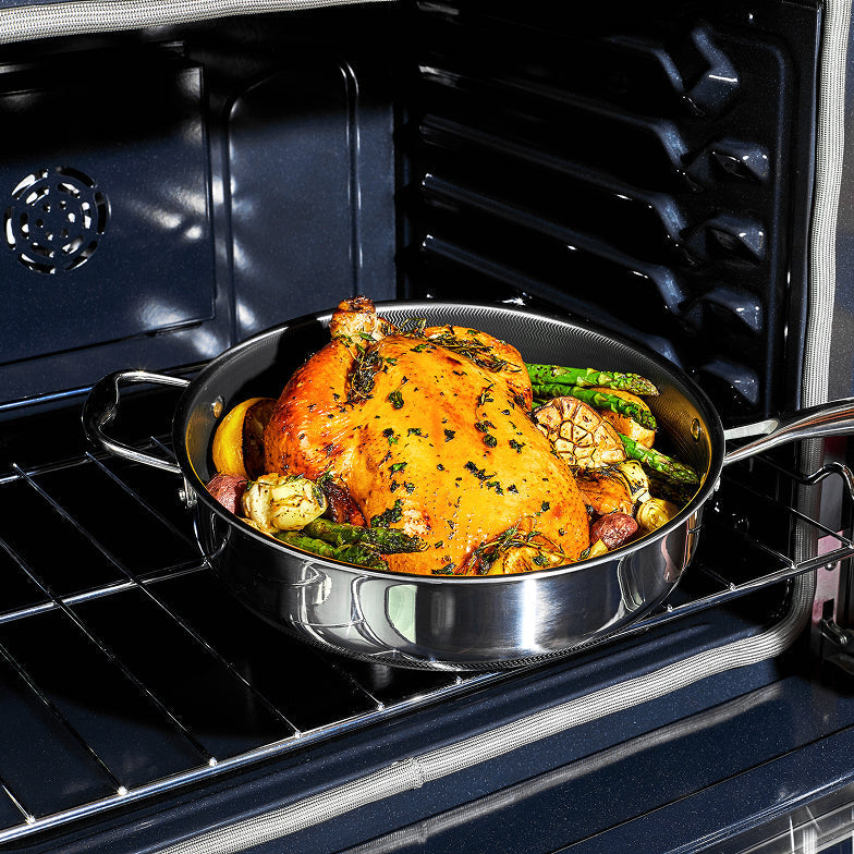 4.3 Litre Hybrid Deep Sauté Pan with Lid