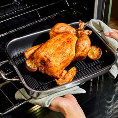 Hybrid Roasting Pan (with rack), 23x33 cm