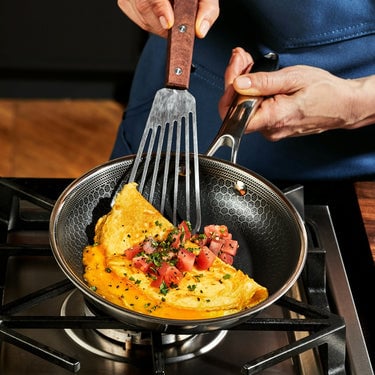 6 pc HexClad Hybrid Cookware Set w/ Lids