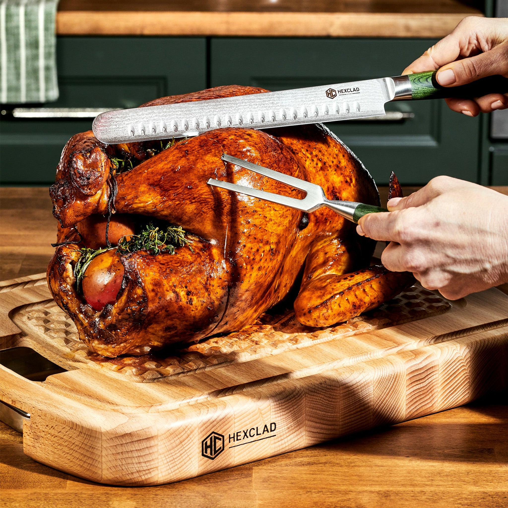 HexClad Hybrid Carving and Roasting Set – HexClad Cookware AU