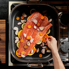 6.6 Litre Hybrid Deep Sauté Pan/Chicken Fryer with Lid