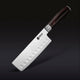 Damascus Steel 16 cm Nakiri Knife (Espresso)