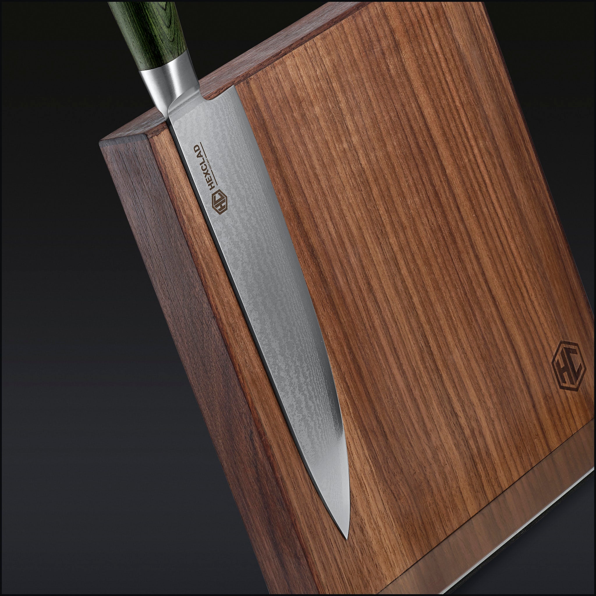 ハンドメイド☆オーダーページ【114】 HexClad Magnetic Walnut Knife Block – HexClad Cookware AU