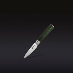 Damascus Steel 9 cm Paring Knife (Green)