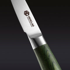 Damascus Steel 9 cm Paring Knife (Green)