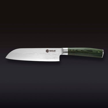 Damascus Steel 18 cm Santoku Knife