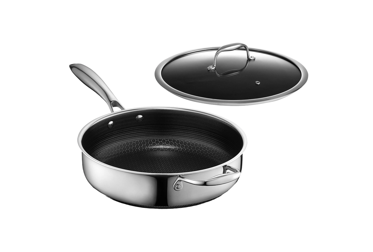 3 Litre Hybrid Deep Sauté Pan with Lid