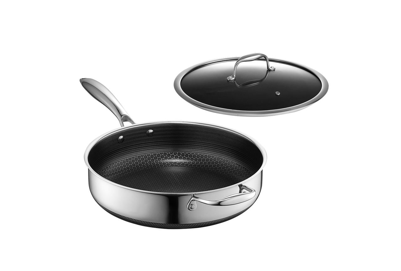 4.3 Litre Hybrid Deep Sauté Pan with Lid