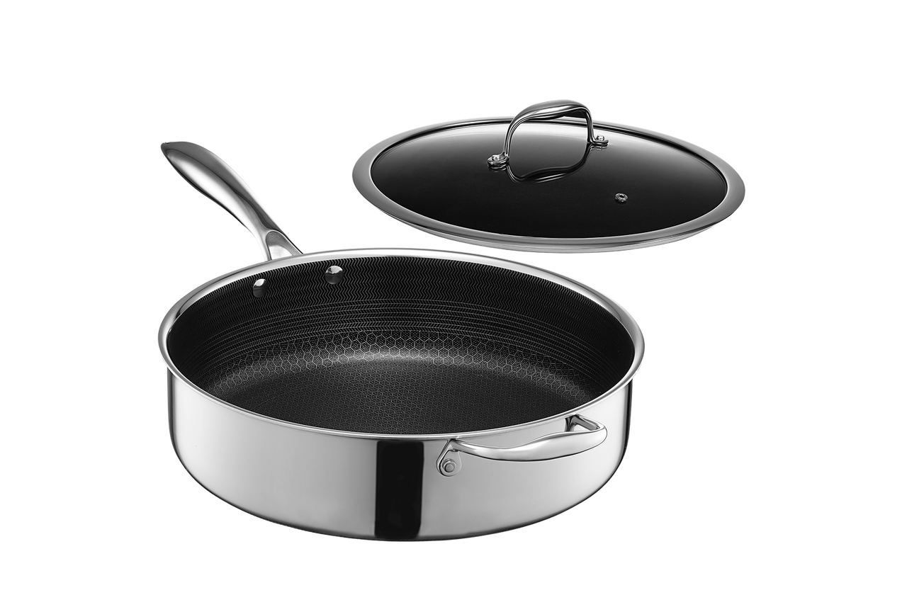 5 Litre Hybrid Deep Sauté Pan with Lid
