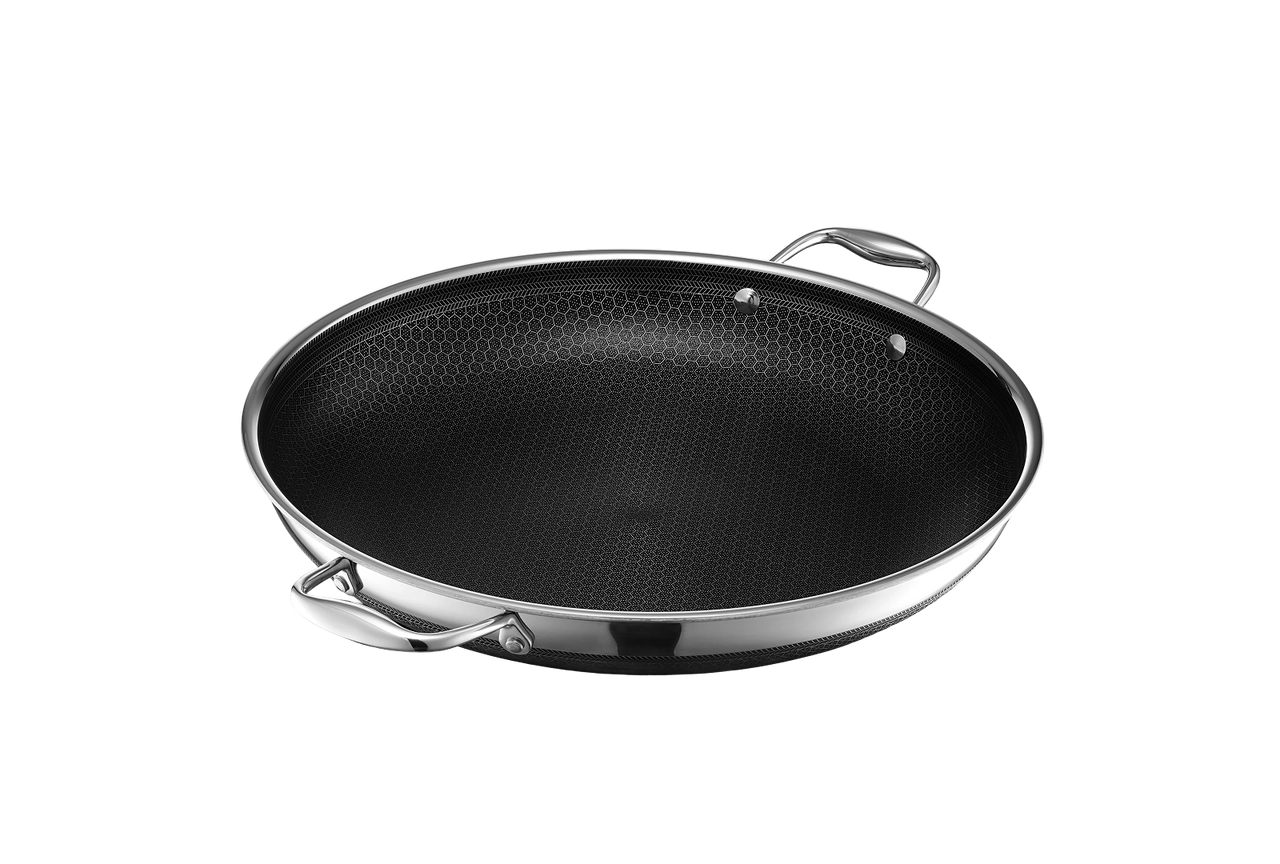 35 cm HexClad Hybrid Pan with Lid