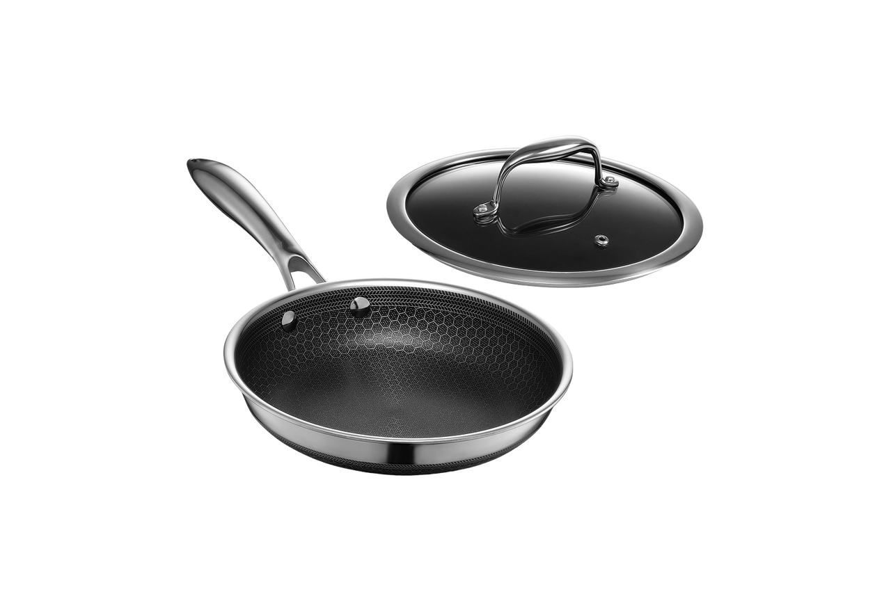 20 cm HexClad Hybrid Pan with Lid