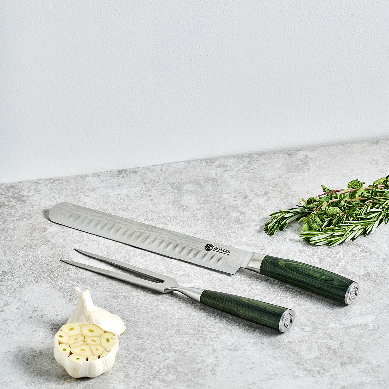 HexClad Japanese Damascus Steel Carving Set