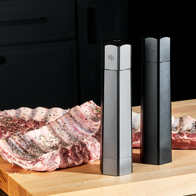 HexMill Salt and Pepper Grinder Set