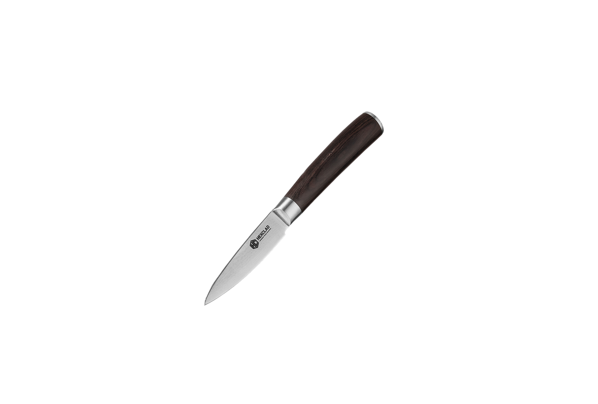 Damascus Steel 9 cm Paring Knife (Espresso)