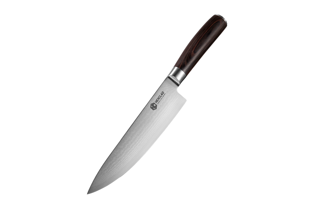 Damascus Steel 20 cm Chef's Knife (Espresso)