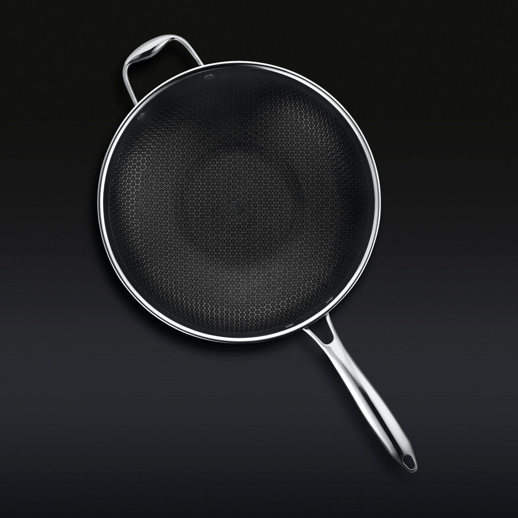 30 cm Clad Wok | Clad Stainless Steel Cookware by HexClad – HexClad ...