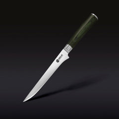 Damascus Steel 15 cm Boning & Filet Knife (Green)