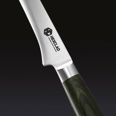 Damascus Steel 15 cm Boning & Filet Knife (Green)