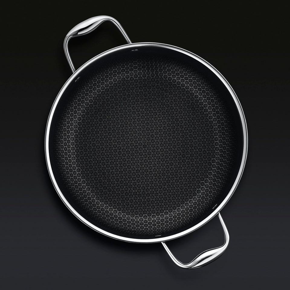 6pc HexClad Stainless Steel Pot Set Clad Cookware HexClad Cookware AU