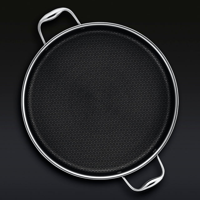 6.6 Litre Hybrid Deep Sauté Pan/Chicken Fryer with Lid HexClad